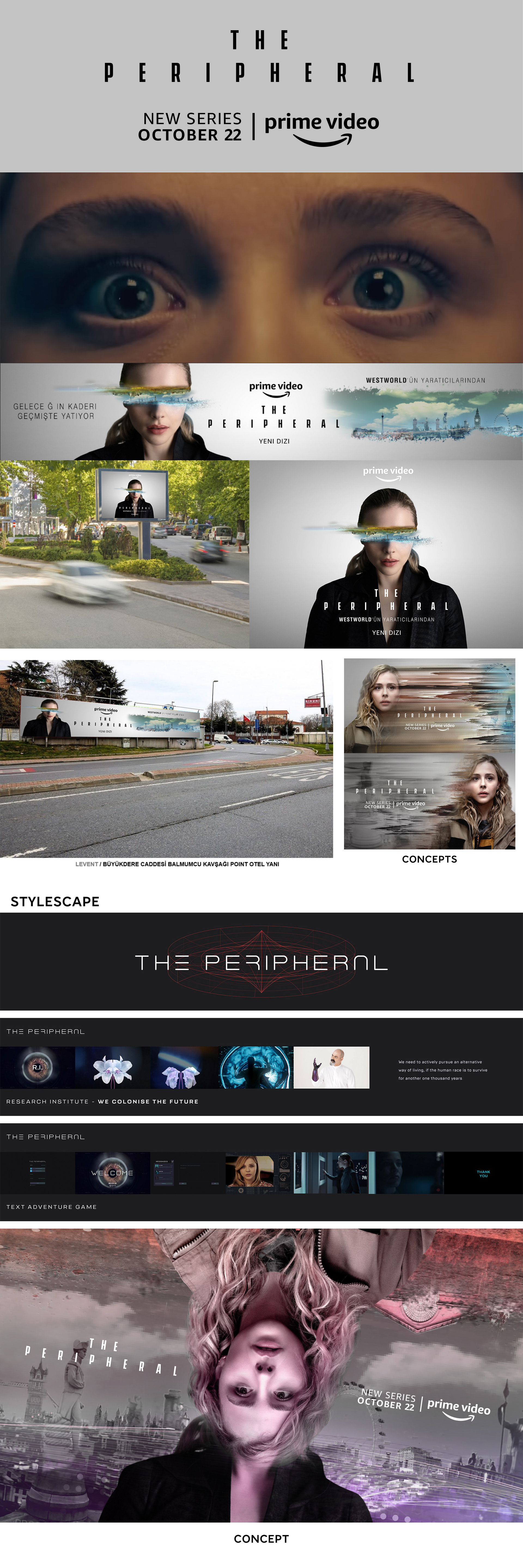 Prime Video environmental graphics