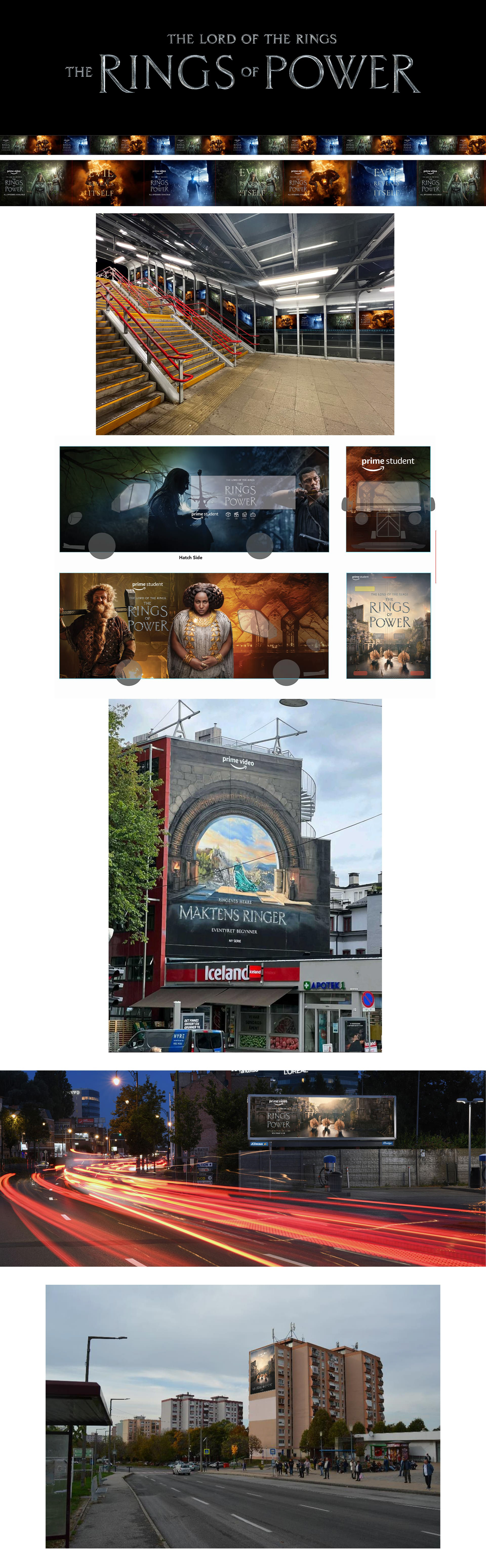 Prime Video full train wrap design and implementation